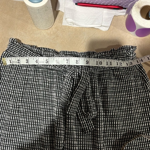 Caution To The Wind Black and White Checkered Pants - Picture 6 of 6